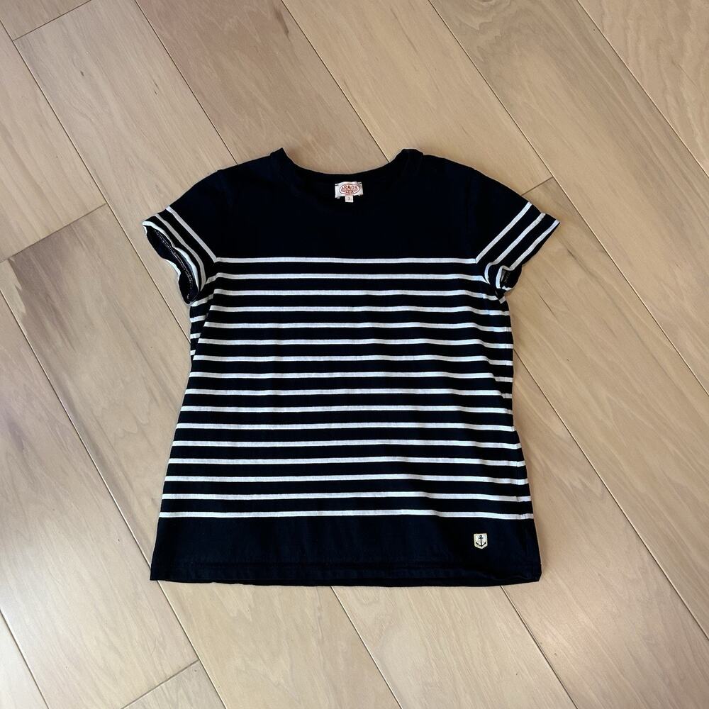 Armor-Lux Marinière Etel T-Shirt Stripe Short Sleeve Women’s 2